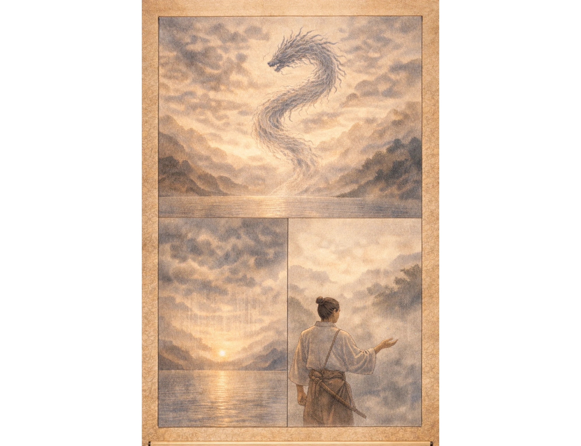 竜神の昇天と雨の循環