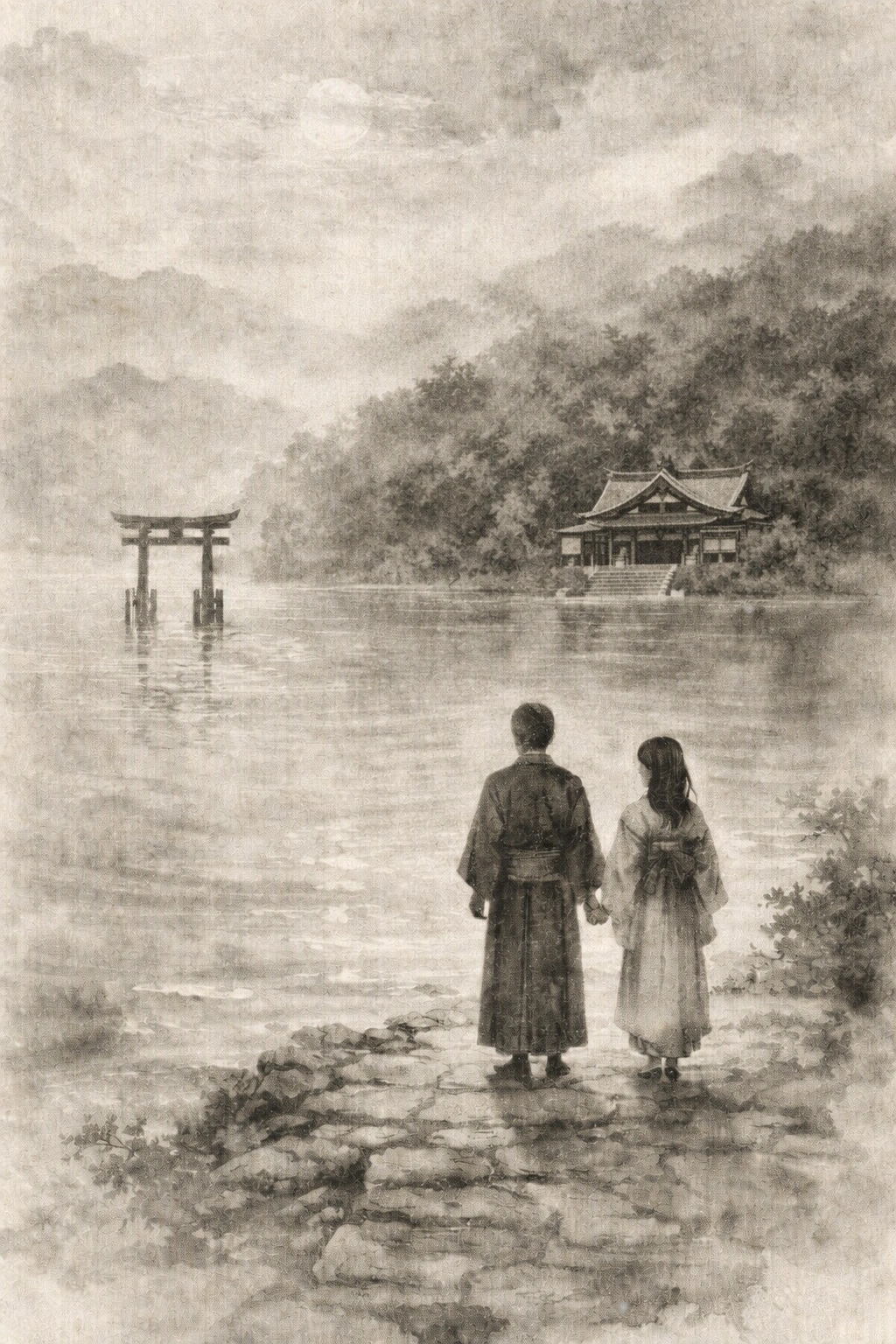 湖畔の静かなひととき