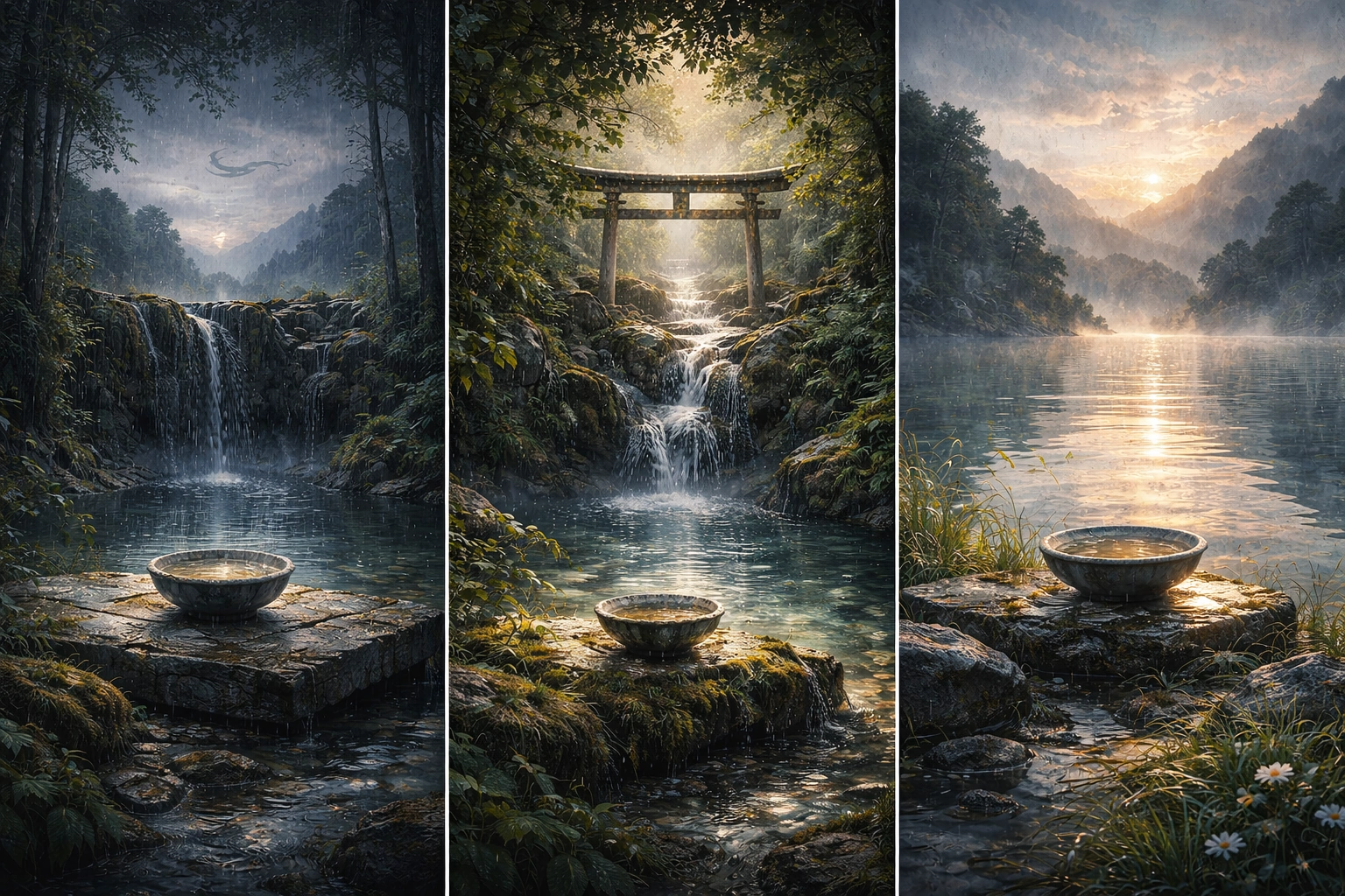 水の精霊の風景